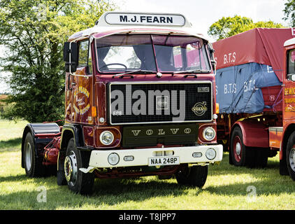 Camion Volvo F88 classic, 1976, UK Banque D'Images