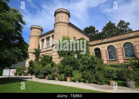 Allemagne, Baden Württemberg, Karlsruhe, du jardin botanique dans le parc du château Karlsruhe Banque D'Images