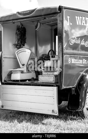 Ford Model A van, mobile shop, camion de livraison, ww2, UK Banque D'Images