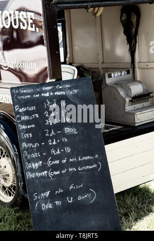 Ford Model A van, mobile shop, camion de livraison, ww2, UK Banque D'Images