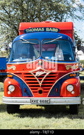 Camion Foden S21, rouge 1967, UK Banque D'Images