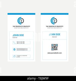 C'est une Creative Design de carte d'affaire. Modèle entièrement prêt pour l'impression. Illustration de Vecteur