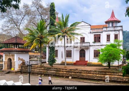 Sri Lanka, province, Kandy, un site du patrimoine mondial, temple bouddhiste dans le complexe du palais royal Banque D'Images