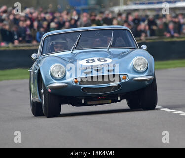 Mike Whitaker, Mike Jordan, TVR Griffith, Graham Hill Trophy, cockpit fermé voitures GT Prototype, voitures, Esprit de l'ACFC 1960-1964 courses TT, 77e membre Banque D'Images