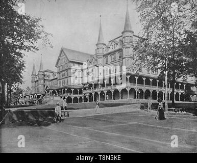 "Montagne Maison, Cresson Springs, Pa.', c1897. Créateur : Inconnu. Banque D'Images