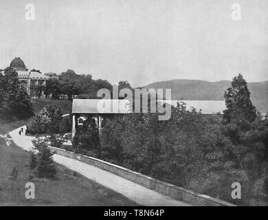 "West Point sur l' Hudson, c1897. Créateur : Inconnu. Banque D'Images