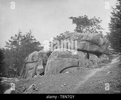 'Devil's Den, Gettysburg, Pennsylvanie', c1897. Créateur : Inconnu. Banque D'Images