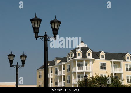 Le marché commun est un développement immobilier construit sur une ancienne base de l'US Air Force à Myrtle Beach en Caroline du Sud. Banque D'Images