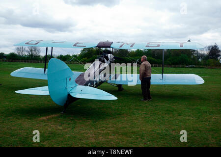 D.H. 82a-G TIGERMOTH EMSY Banque D'Images