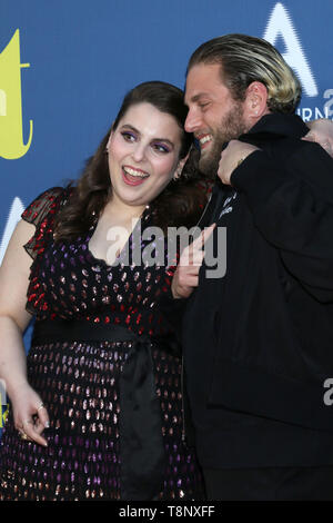 13 mai 2019 - Los Angeles, CA, USA - LOS ANGELES - 13 MAI : Beanie Feldstein, Jonah Hill au ''Booksmart'' en première mondiale au théâtre à l'hôtel Ace le 13 mai 2019 à Los Angeles, CA (crédit Image : © Kay Blake/Zuma sur le fil) Banque D'Images