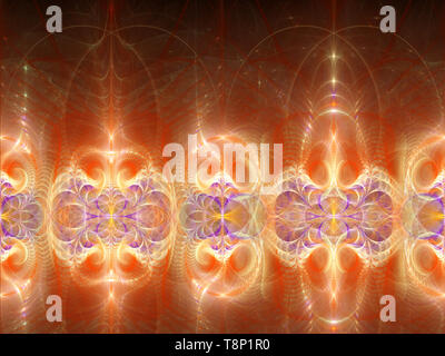 Résumé un arrière-plan créé à l'aide de la fractale fractale récursive de l'algorithme de la flamme. Banque D'Images