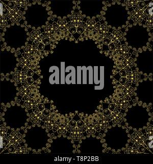 Page décoration éléments ou monogrammes. Peut être utilisé pour la conception de livres, cartes, menus, publicités, tattoo etc. Illustration de Vecteur