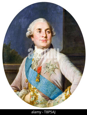 Portrait de Louis XVI, roi de France, l'atelier de Joseph Siffrède Duplessis, ch. 1777 Banque D'Images