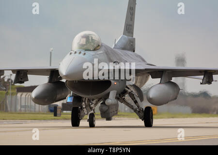 F-16CM 96-0080 TFS 480e RAF Lakenheath Banque D'Images
