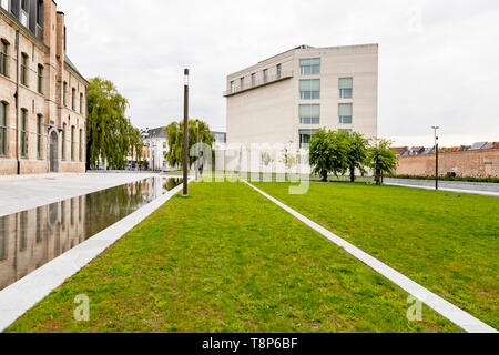 Malines, Belgique - le 6 mai 2019 : Kazerne Dossin Mémorial en commémoration de l'holocauste, conçu par Bob Van Reeth Banque D'Images