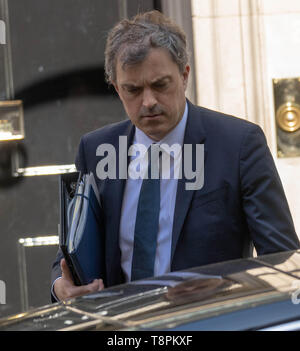 Londres, Royaume-Uni. 14 mai 2019. Julian Smith Whip en chef laisse une réunion du Cabinet au 10 Downing Street, London Credit Ian Davidson/Alamy Live News Banque D'Images