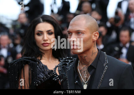 Cannes, France. 14 mai, 2019. Andreea Sasu et Jeremy Meeks assister à la cérémonie d'ouverture et 'Les morts ne meurent pas au cours de la 72e Festival de Cannes (Credit : Mickael Chavet/Projet Daybreak/Alamy Live News) Credit : Mickael Chavet/Alamy Live News Banque D'Images