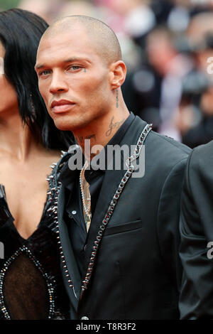 Cannes. 14 mai, 2019. Jeremy Meeks arrive à la première de "les morts ne meurent pas ' au cours du Festival de Cannes 2019 le 14 mai 2019 au Palais des Festivals à Cannes, France. ( Crédit : Lyvans Boolaky/Espace d'image/media Punch)/Alamy Live News Banque D'Images