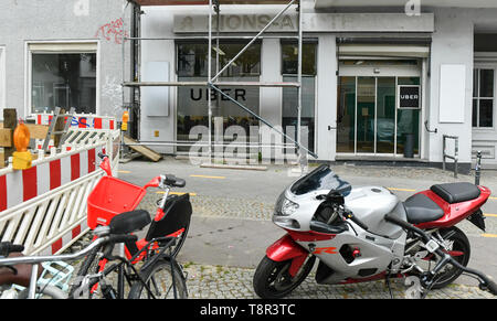 Berlin, Allemagne. 14 mai, 2019. L'Uber Centre Greenlight dans Papenstraße. Credit : Jens Kalaene Zentralbild-/dpa/ZB/dpa/Alamy Live News Banque D'Images