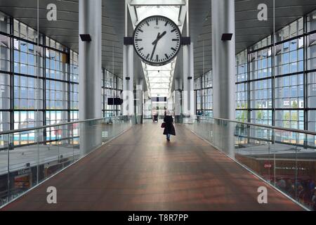 Le Danemark, la Nouvelle-Zélande, Copenhague, l'aéroport international de Copenhague, de l'intérieur de l'Aérogare 3 Banque D'Images