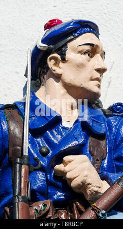 War Memorial, le Crotois, Baie de Somme, Hauts-de-France, France Banque D'Images