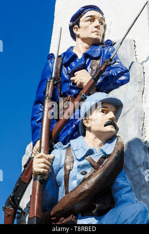 War Memorial, le Crotois, Baie de Somme, Hauts-de-France, France Banque D'Images