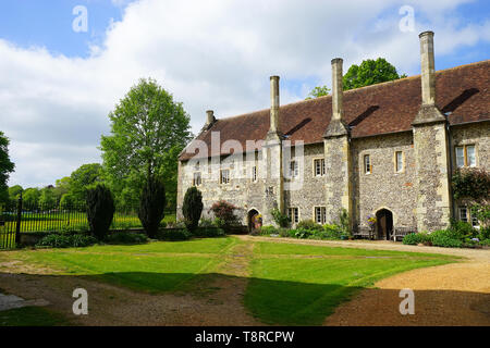 Hospices à l'Hôpital de Saint Croix, Winchester Banque D'Images