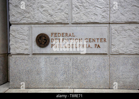 Centre de détention fédéral, Philadelphie Banque D'Images