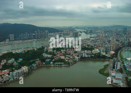 Vues de la Tour Macao Macao de la Banque D'Images