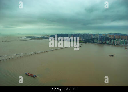 Vues de la Tour Macao Macao de la Banque D'Images