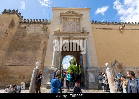 Puerta de Santa Catalina, mosquée-cathédrale de Cordoue, la Mezquita de Cordoue, Andalousie, Espagne Banque D'Images