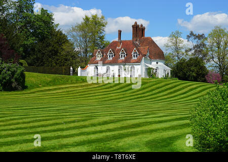 Houghton Lodge, Stockbridge Banque D'Images