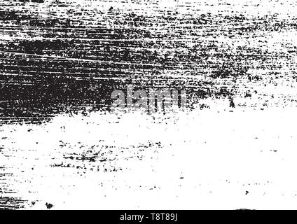Le noir et blanc grunge texture urbaine vecteur avec copie espace. Abstract illustration la poussière de surface rugueuse et mur sale avec arrière-plan template vide. D Illustration de Vecteur