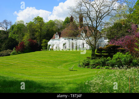 Houghton Lodge, Stockbridge Banque D'Images