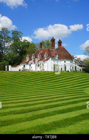 Houghton Lodge, Stockbridge Banque D'Images