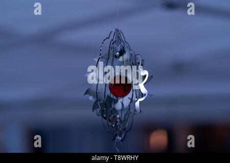 Wind Chimes avec détails en pierre Banque D'Images