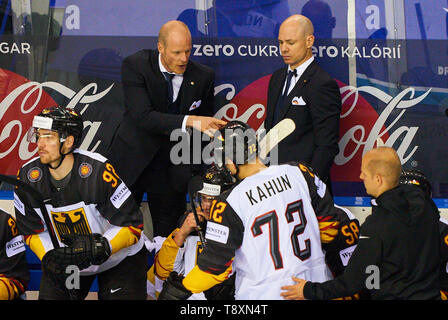 Kosice, Slovaquie. 15 mai, 2019. Entraîneur national Toni SÖDERHOLM DEB DEB, headcoach, team manager, ALLEMAGNE - Deutschland - Slovaquie Slovaquie Groupe Préliminaire UN CHAMPIONNAT DU MONDE DE HOCKEY CHAMPIONSHIPS à Kosice, Slovakia, Slovaquie, 15 mai 2019, de la saison 2018/2019, le Crédit : Peter Schatz/Alamy Live News Banque D'Images