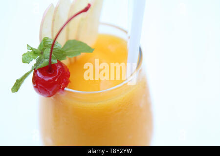 Jus de mangue frappe Banque D'Images