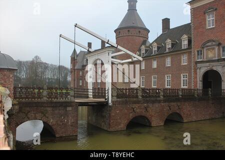 Château près de Isselburg Anholt, Allemagne Banque D'Images