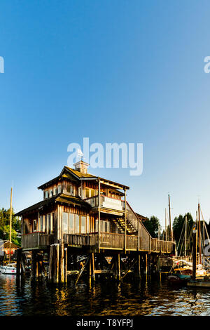 Cowichan Bay Maritime Centre à Cowichan Bay, British Columbia, Canada Banque D'Images