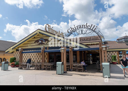 ORLANDO, USA : le 01 mai 2019 : droit de Ghirardelli shop/ Banque D'Images