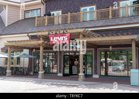 ORLANDO, USA : le 01 mai 2019 : droit de la boutique Levi's face Banque D'Images