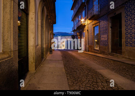 Valenca , Portugal - 11 mai 2019 : Rue de la fortification de Valença , Portugal. Banque D'Images