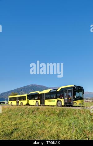 Lienz, Carpostal, Buszug Solaris Banque D'Images