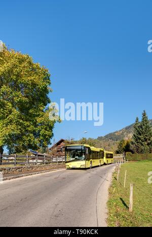 Lienz, Carpostal, Buszug Solaris Banque D'Images
