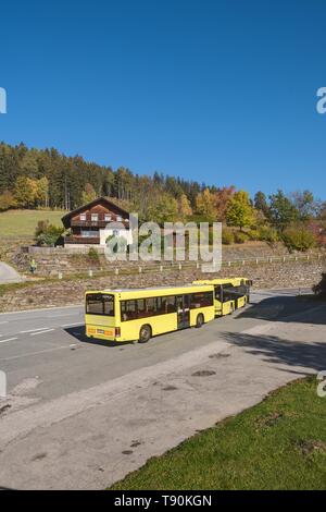 Lienz, Carpostal, Buszug Solaris Banque D'Images