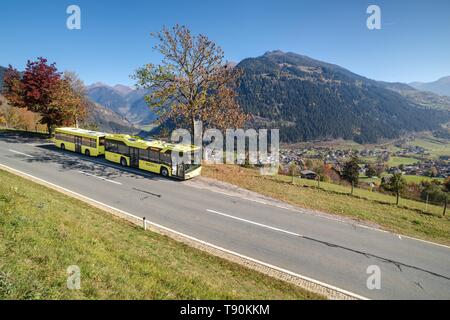 Lienz, Carpostal, Buszug Solaris Banque D'Images