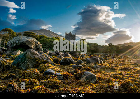 Château Moy, Loch Buie, Isle of Mull Banque D'Images