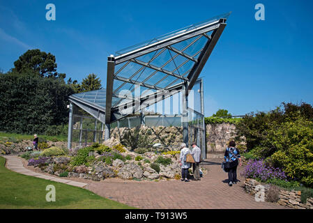 La nouvelle serre alpine dans le Royal Botanic Garden Edinburgh (RBGE) , Ecosse, Royaume-Uni. Banque D'Images