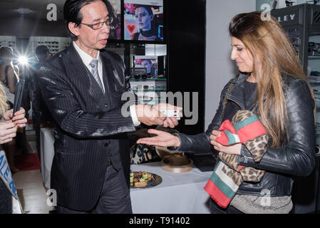 Optique lumière Levallois - 14 mai 2019 - Tapis Rouge Partie à l'ouverture de Festival de Cannes, le 'montée des Marches de Light Optical' Banque D'Images